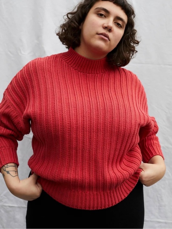 Jaggery London Sweaters - Jaggery London Jumper in Sweet Paprika size 2